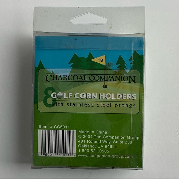 Golf Corn Holders set of 4 (8 total) Brand New NIB Balls Stainless Steel Prongs - Picture 10 of 10